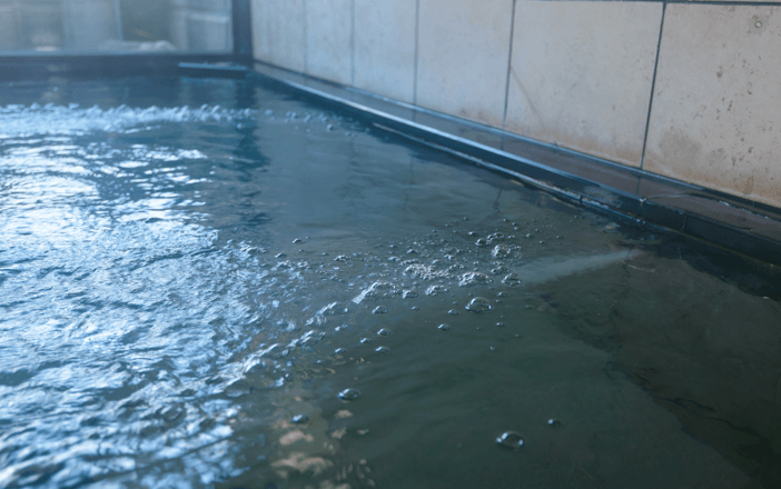 24時間利用できるお風呂、お仕事が遅くなってもゆっくりとご入浴いただけます。